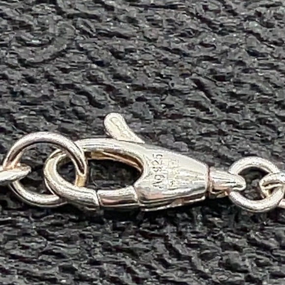 Auth Gucci Interlocking Double G Silver Ag925 Necklace W/Box full inclusion - Picture 10 of 10